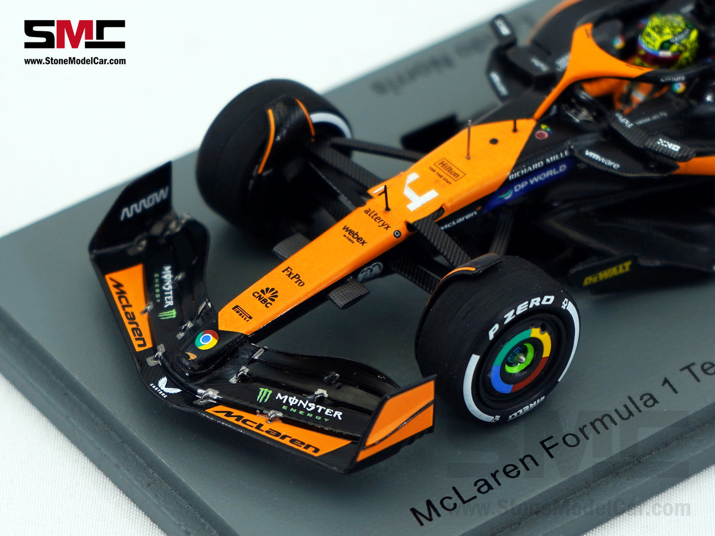 McLaren F1 MCL38 #4 Lando Norris Miami GP 2024 1st Career Win 1:43 Spark + Decal