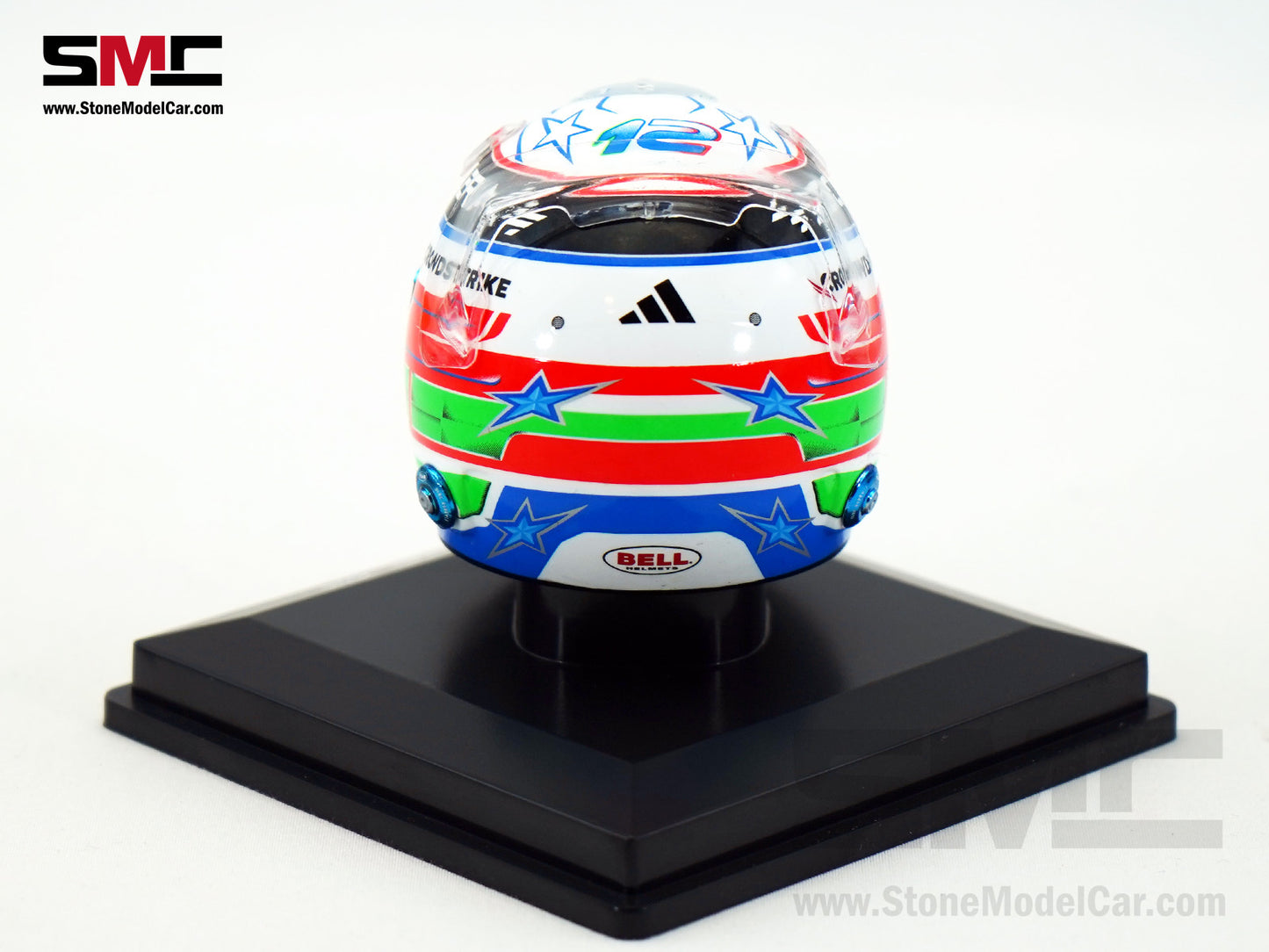 Mercedes F1 W16 #12 Kimi Antonelli Australian GP 2025 1st Career Point Spark 1:5 Miniature Helmet