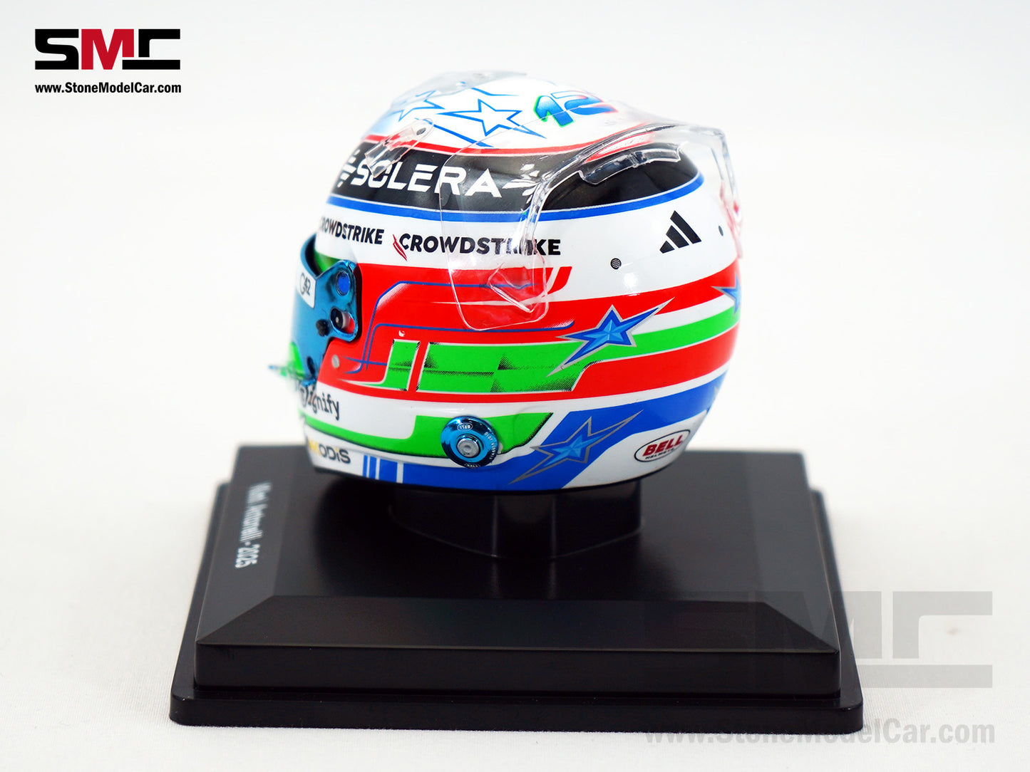 Mercedes F1 W16 #12 Kimi Antonelli Australian GP 2025 1st Career Point Spark 1:5 Miniature Helmet