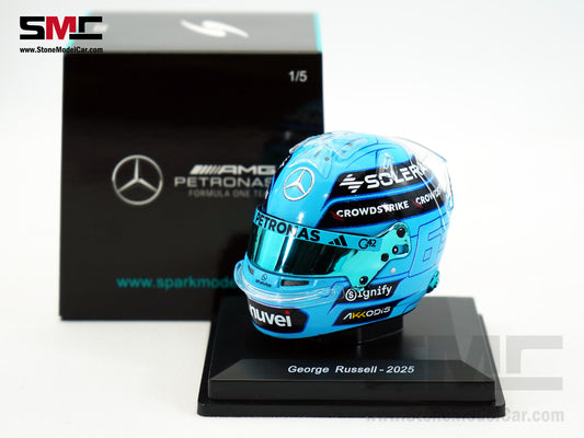 Mercedes F1 W16 #63 George Russell Year 2025 Canada GP Winner Spark 1:5 Helmet