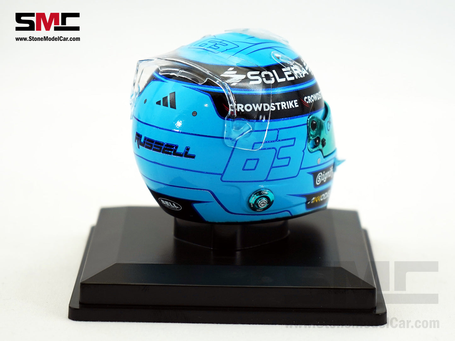 Mercedes F1 W16 #63 George Russell Year 2025 Canada GP Winner Spark 1:5 Helmet