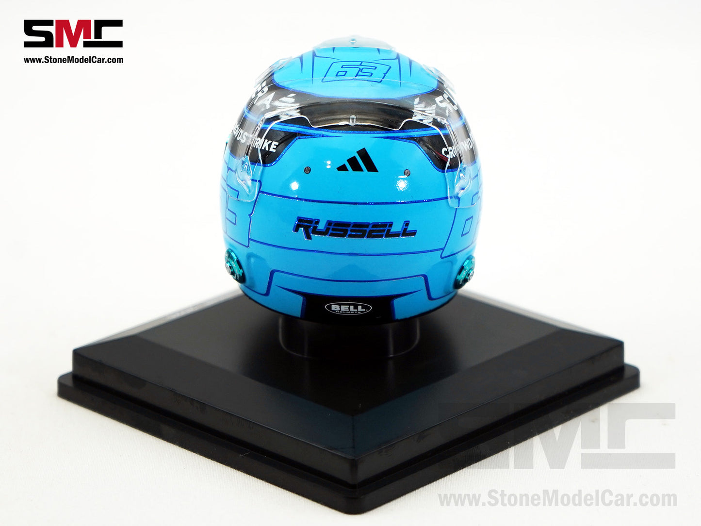 Mercedes F1 W16 #63 George Russell Year 2025 Canada GP Winner Spark 1:5 Helmet