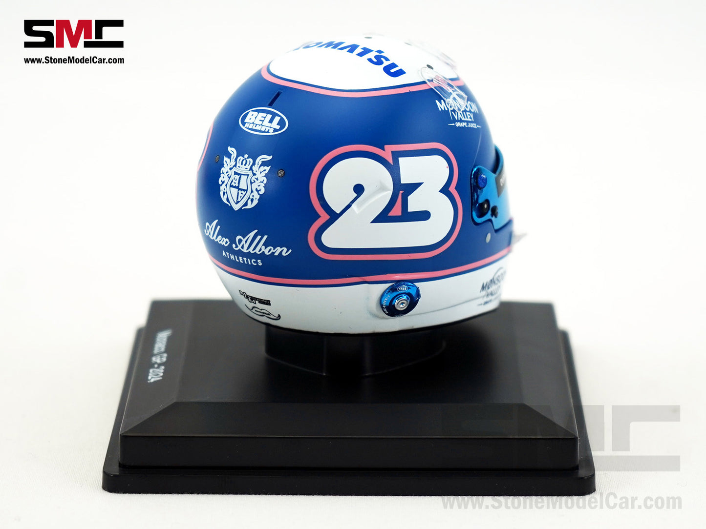 Williams F1 FW46 #23 Alexander Albon Monaco GP 2024 Special Livery Spark 1:5 Miniature Helmet