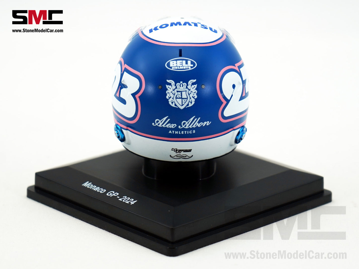 Williams F1 FW46 #23 Alexander Albon Monaco GP 2024 Special Livery Spark 1:5 Miniature Helmet