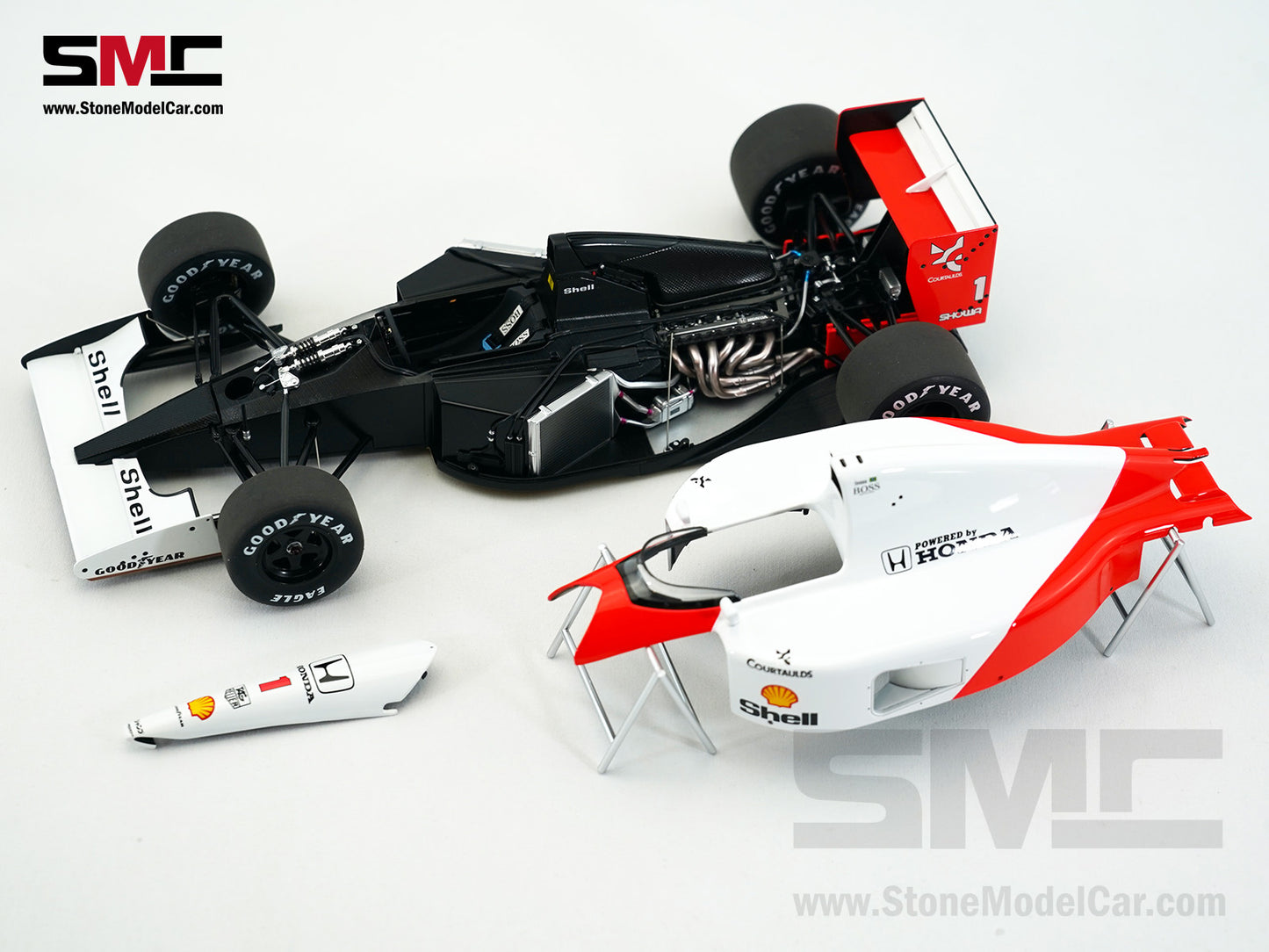 Mclaren F1 MP4/6 #1 Ayrton Senna 1991 World Champion Full Open 1:18 AUTOart 89150
