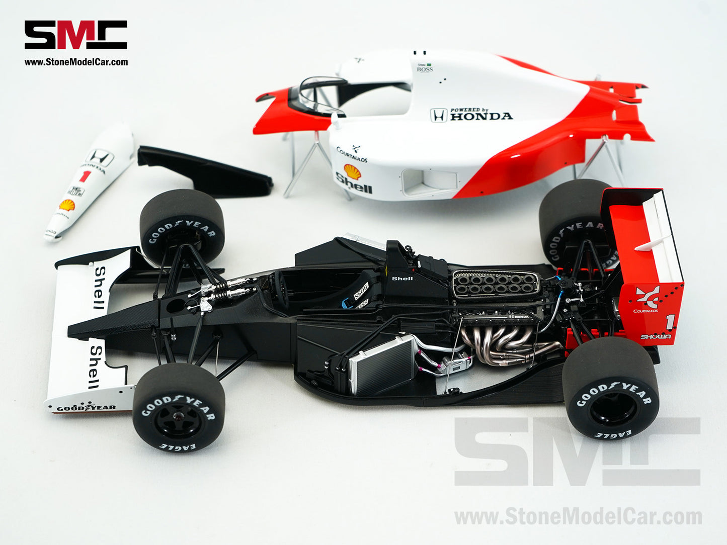 Mclaren F1 MP4/6 #1 Ayrton Senna 1991 World Champion Full Open 1:18 AUTOart 89150