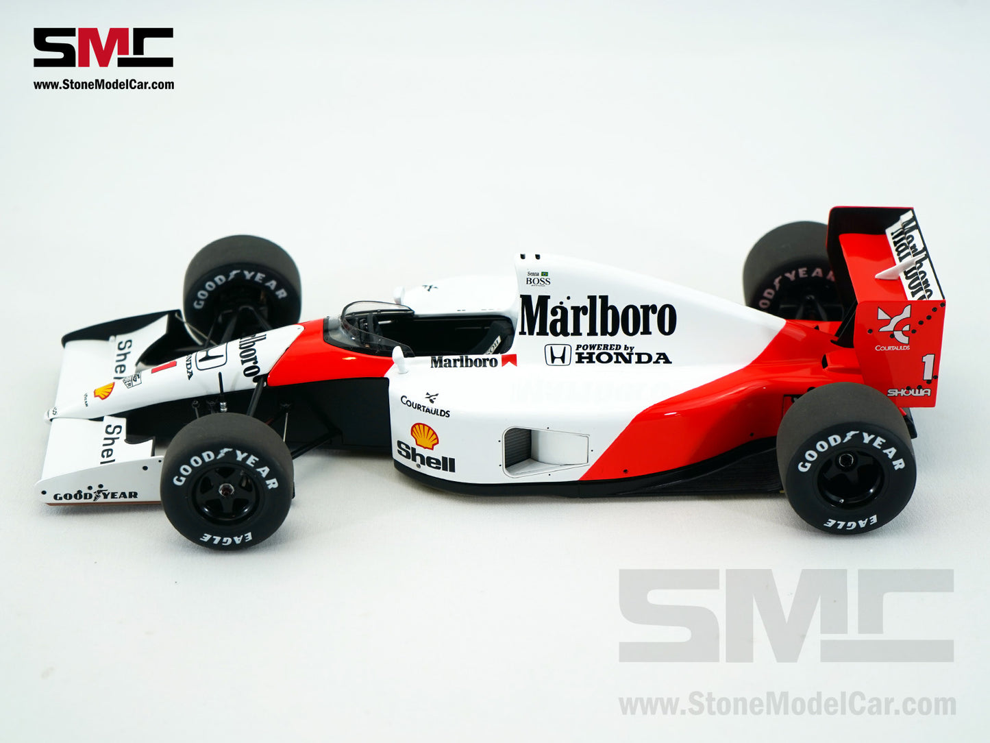 Mclaren F1 MP4/6 #1 Ayrton Senna 1991 World Champion Full Open 1:18 AUTOart w/ Decal