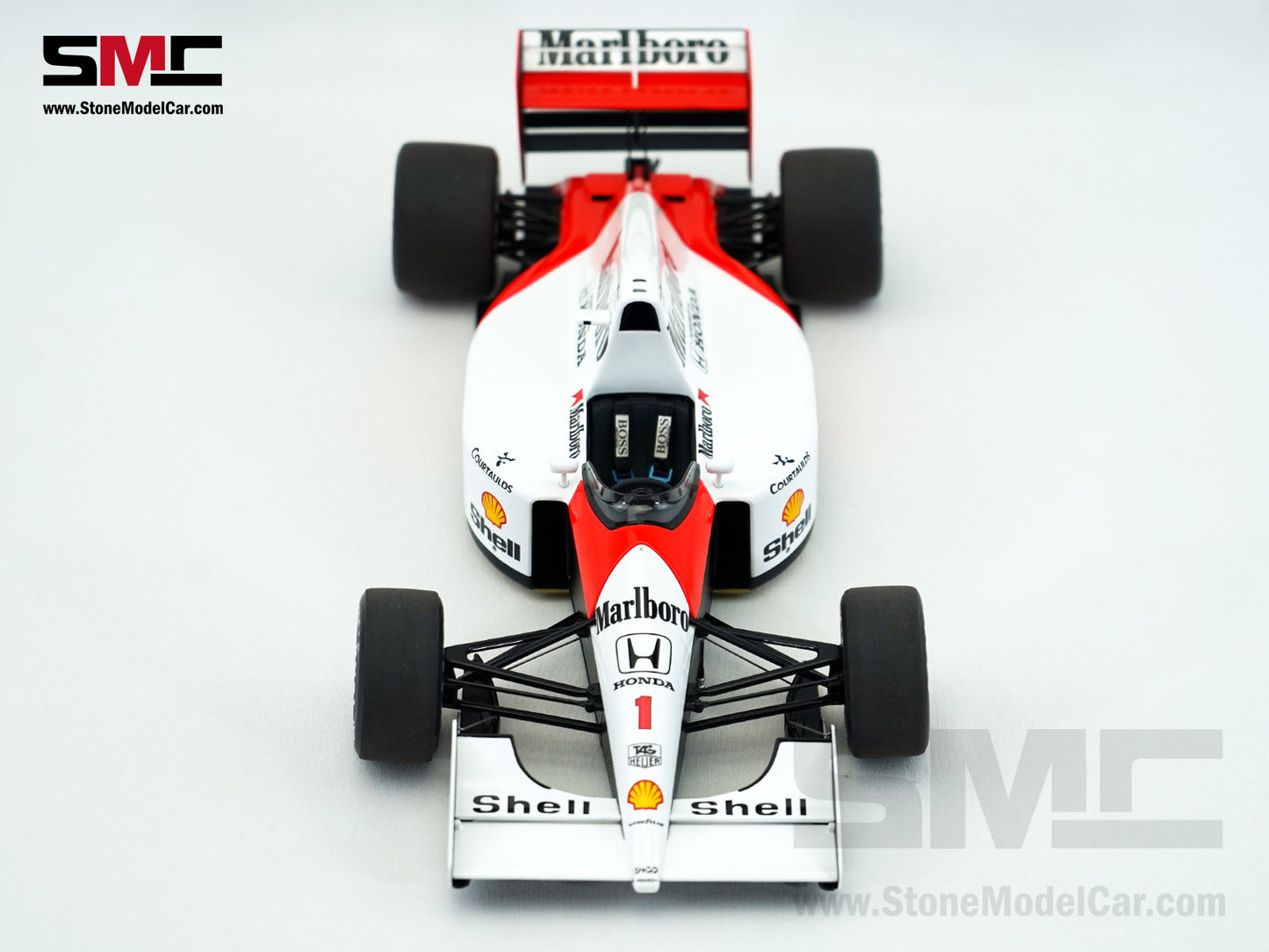 Mclaren F1 MP4/6 #1 Ayrton Senna 1991 World Champion Full Open 1:18 AUTOart w/ Decal