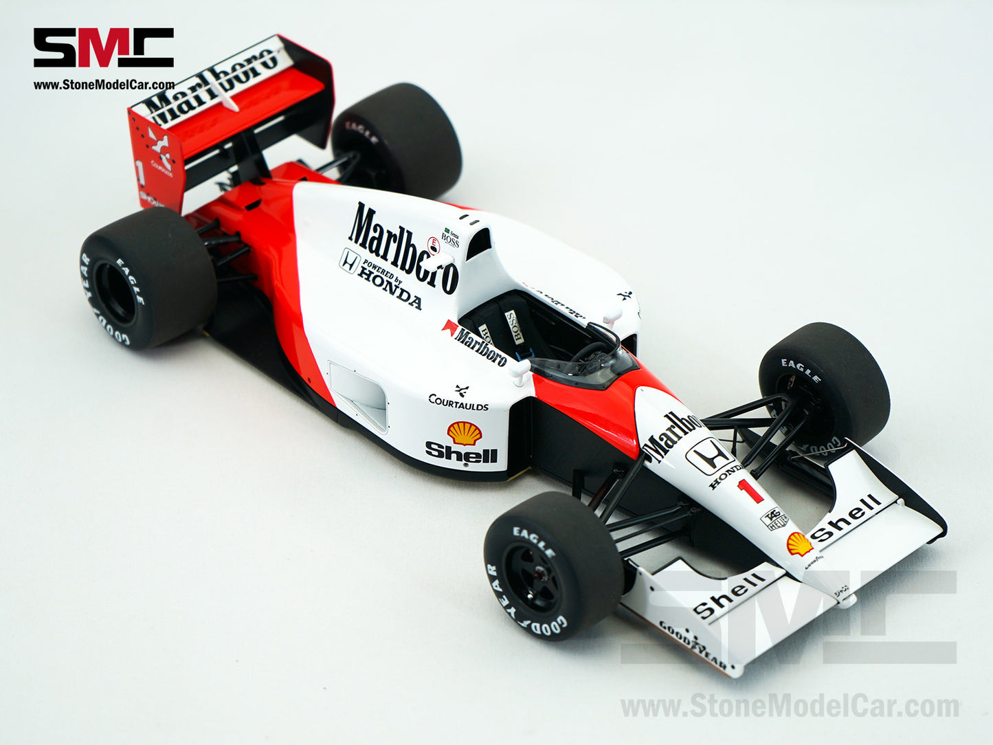Mclaren F1 MP4/6 #1 Ayrton Senna 1991 World Champion Full Open 1:18 AUTOart w/ Decal