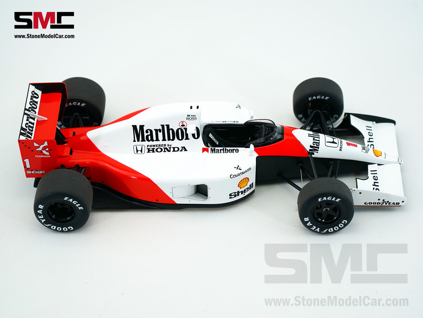 Mclaren F1 MP4/6 #1 Ayrton Senna 1991 World Champion Full Open 1:18 AUTOart w/ Decal
