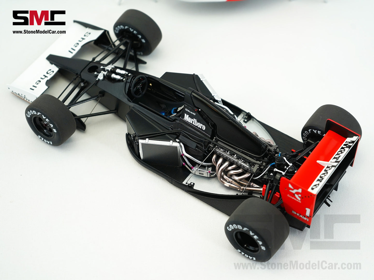 Mclaren F1 MP4/6 #1 Ayrton Senna 1991 World Champion Full Open 1:18 AUTOart w/ Decal