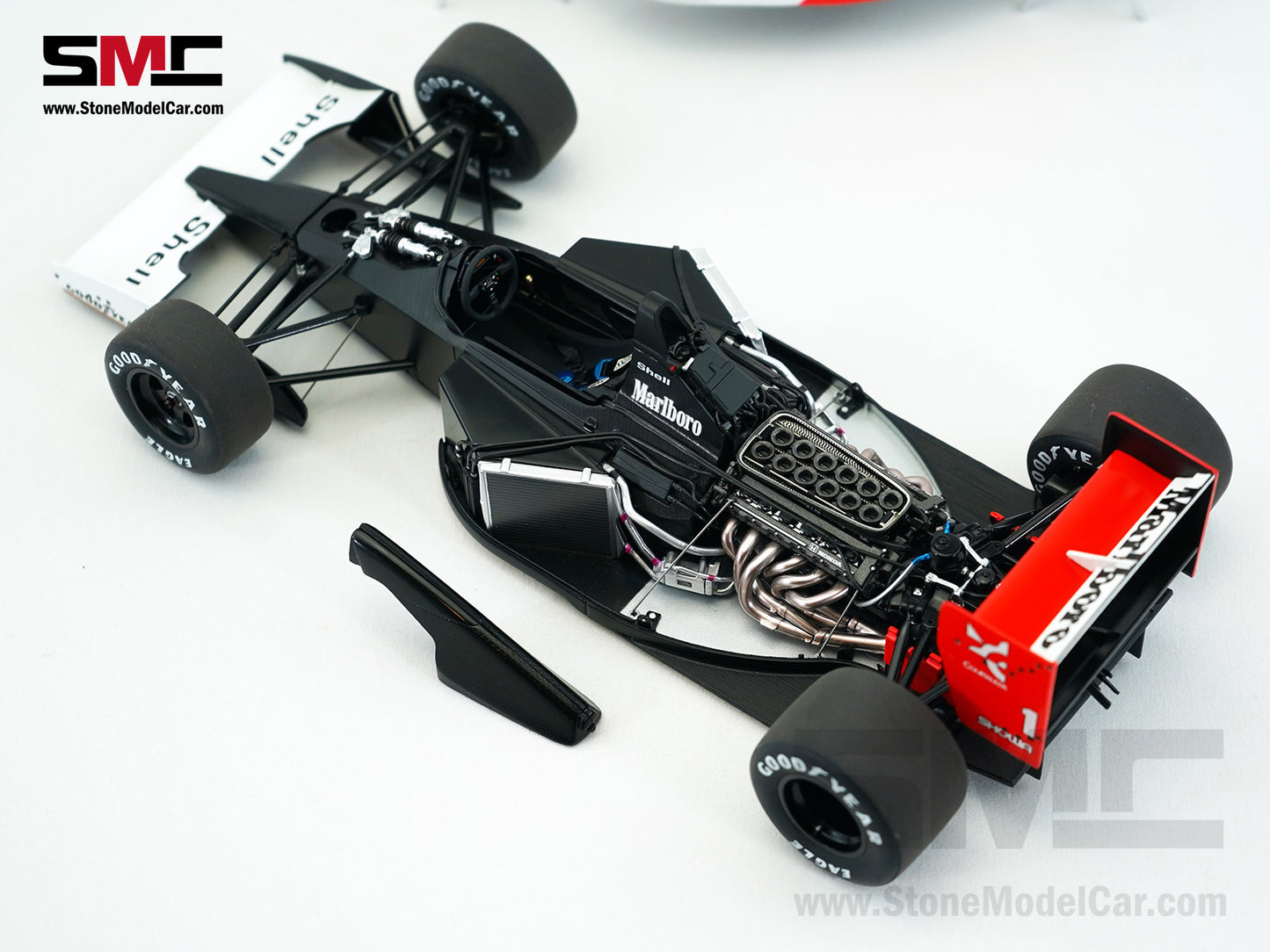 Mclaren F1 MP4/6 #1 Ayrton Senna 1991 World Champion Full Open 1:18 AUTOart w/ Decal