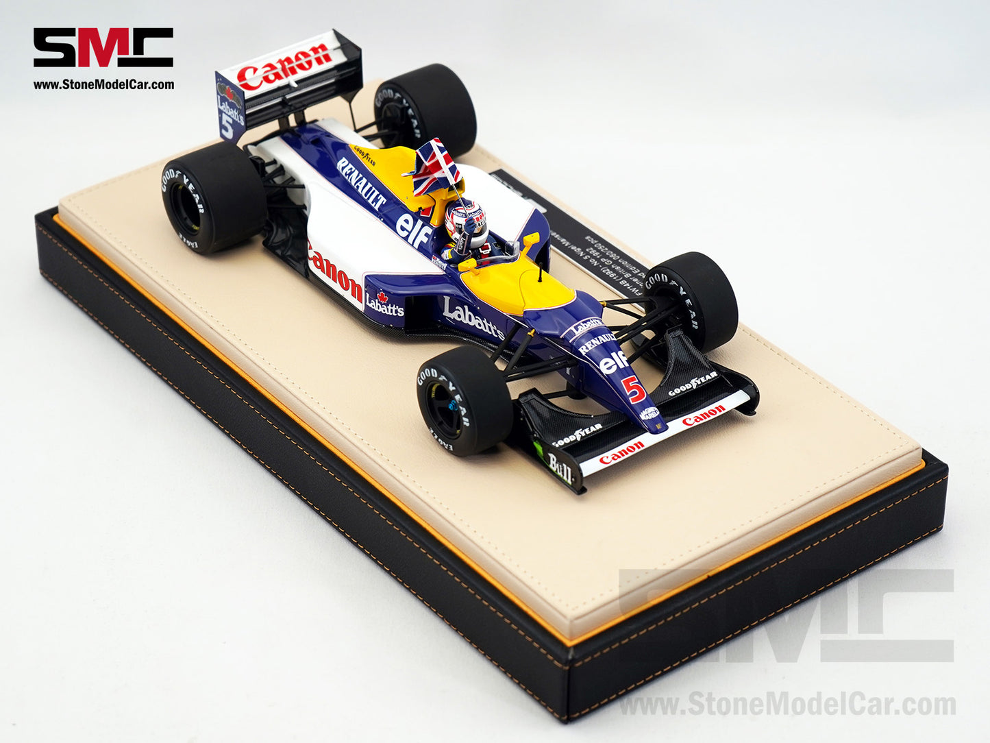 Williams F1 FW14B #5 Nigel Mansell British GP 1992 World Champion 1:18 GP Replicas GPWC003