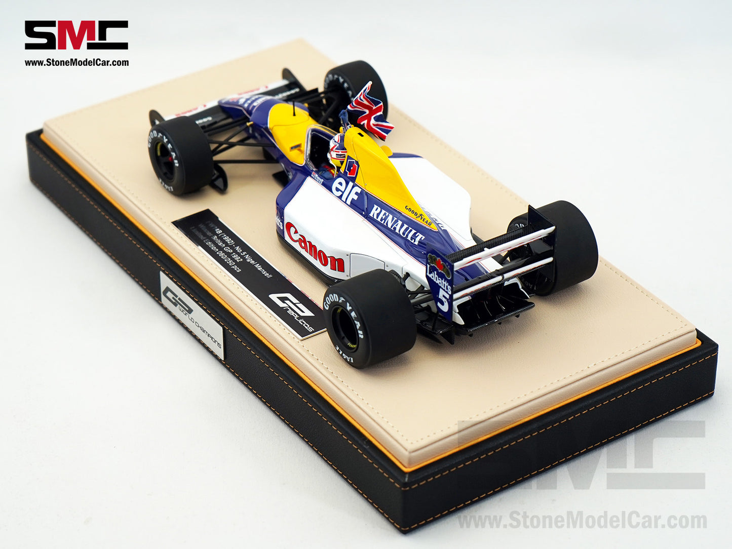 Williams F1 FW14B #5 Nigel Mansell British GP 1992 World Champion 1:18 GP Replicas GPWC003