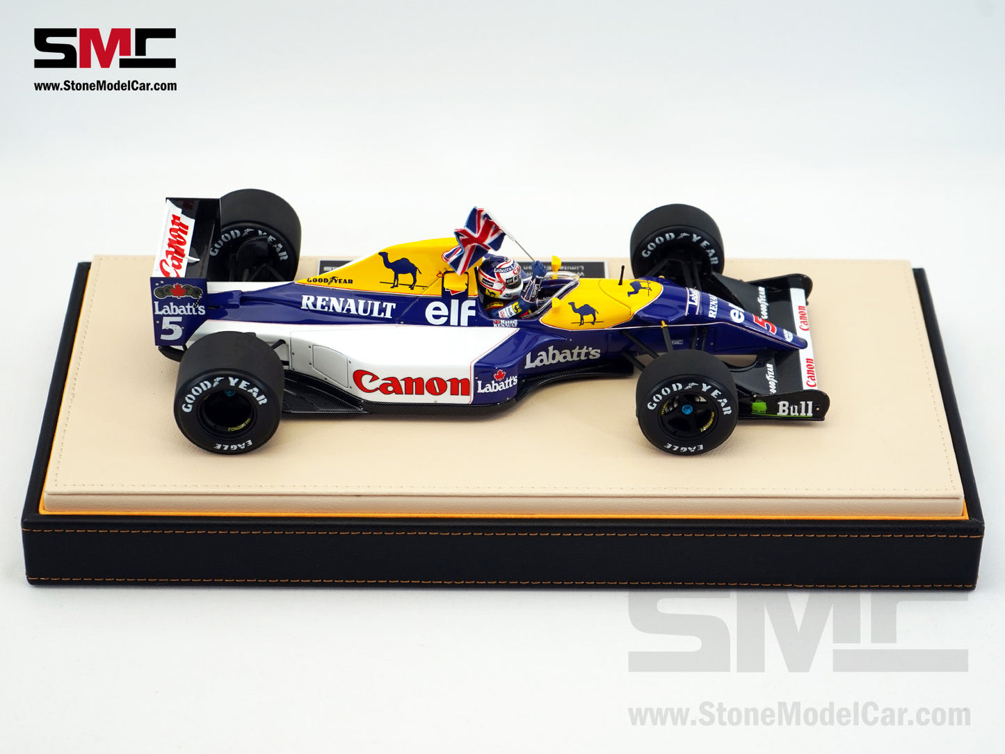 Williams F1 FW14B #5 Nigel Mansell British GP 1992 World Champion 1:18 GP Replicas with CAMEL
