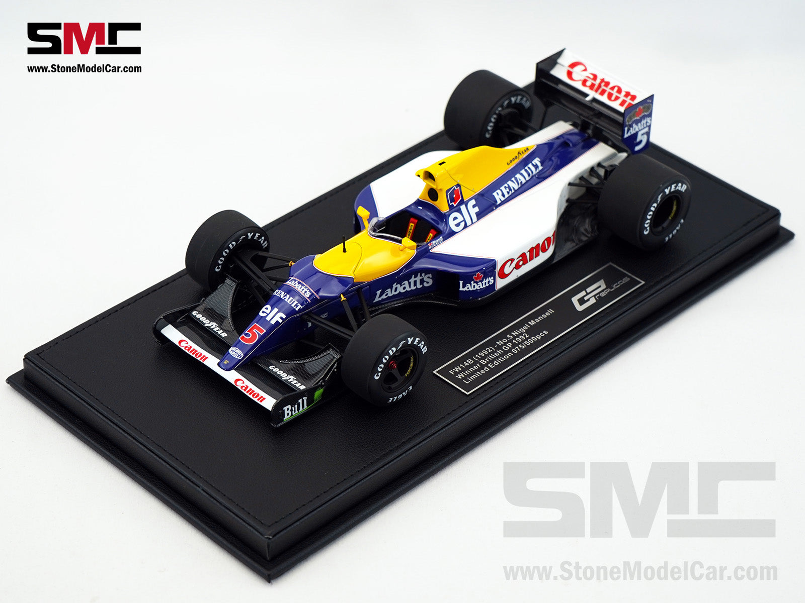 Williams F1 FW14B #5 Nigel Mansell British GP 1992 World Champion