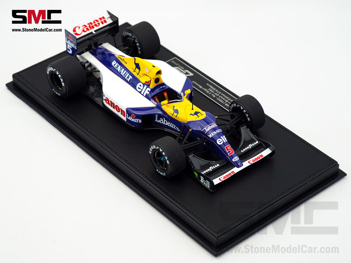 Williams F1 FW14B #5 Nigel Mansell British GP 1992 World Champion 1:18 GP Replicas with Decal