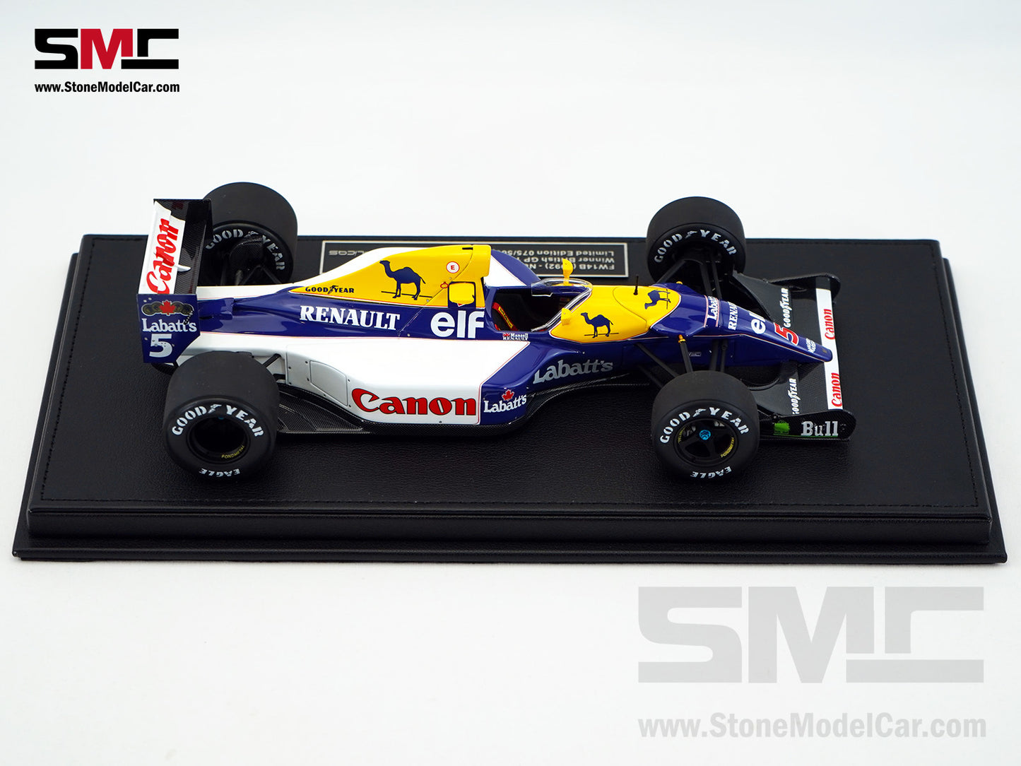 Williams F1 FW14B #5 Nigel Mansell British GP 1992 World Champion 1:18 GP Replicas with Decal