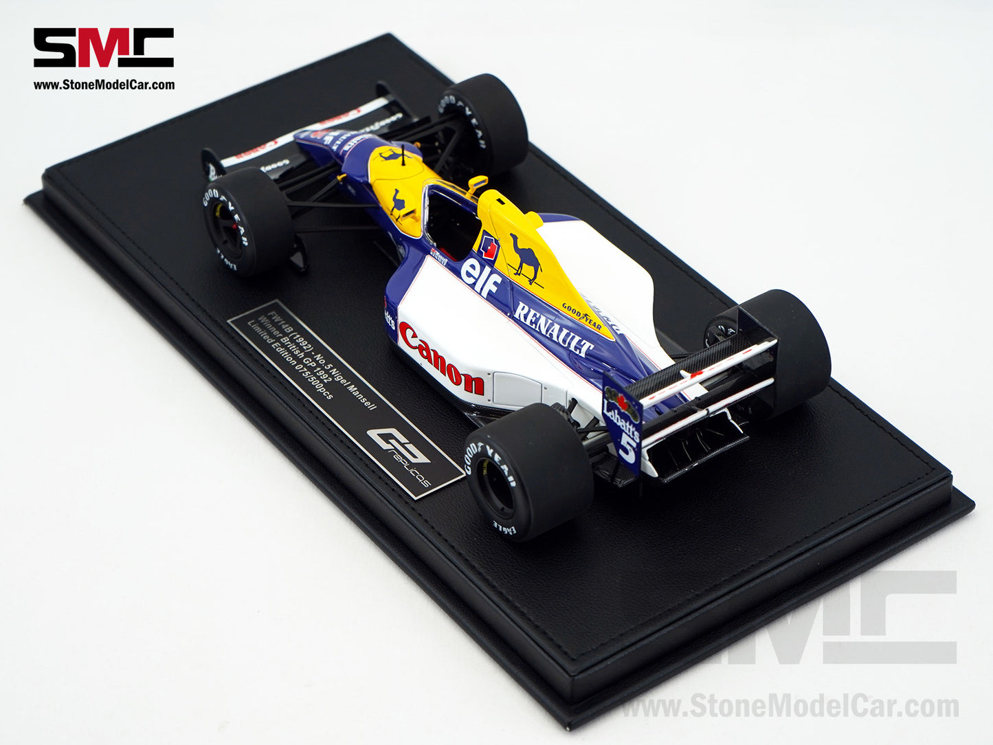Williams F1 FW14B #5 Nigel Mansell British GP 1992 World Champion 1:18 GP Replicas with Decal