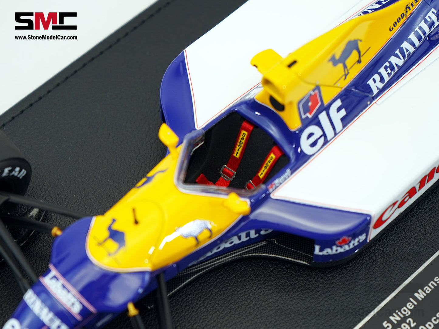 Williams F1 FW14B #5 Nigel Mansell British GP 1992 World Champion 1:18 GP Replicas with Decal