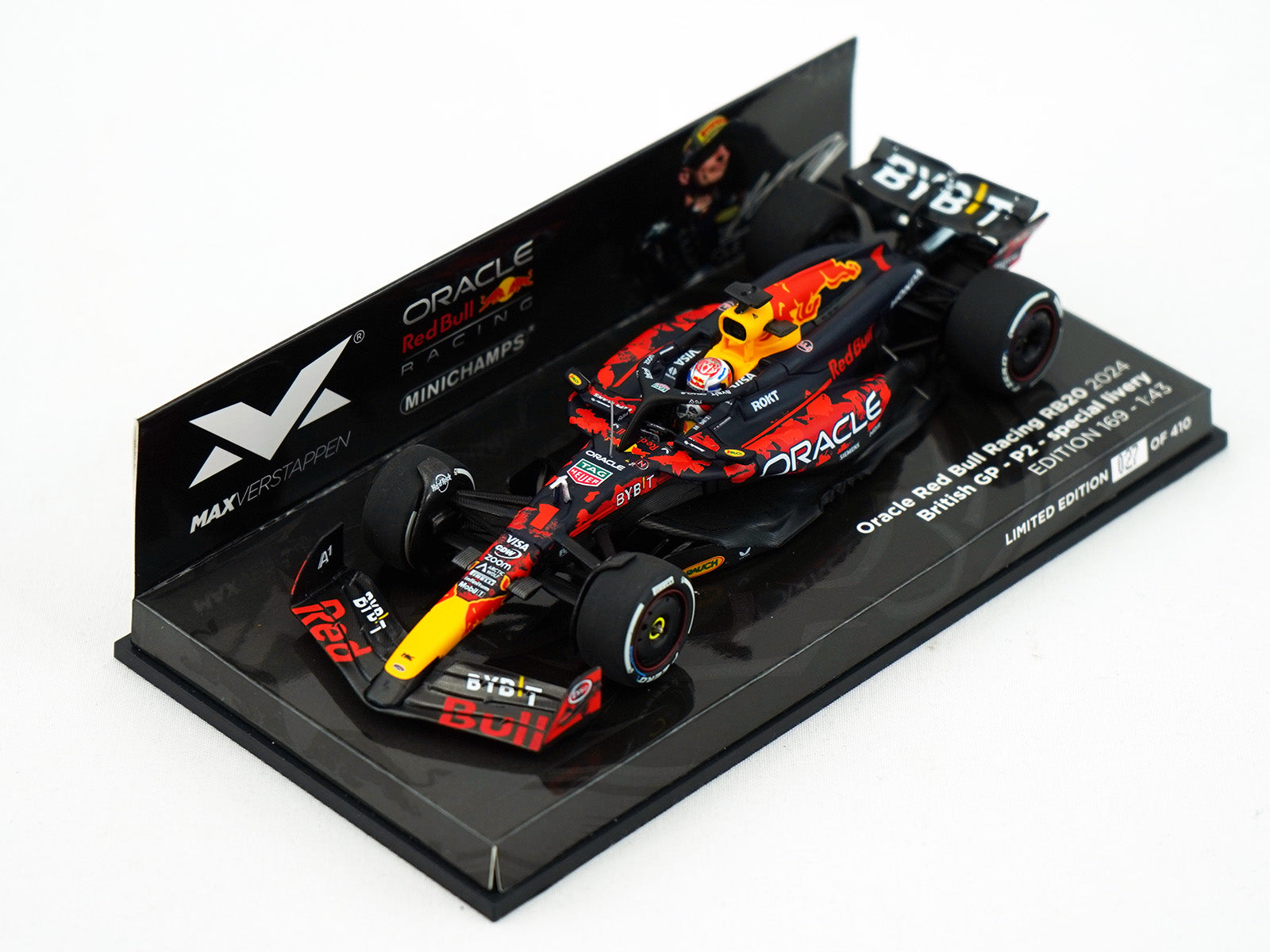 Red Bull F1 RB20 #1 Max Verstappen British GP Special Livery 2024