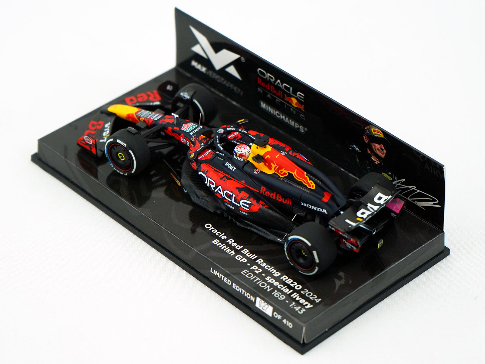 Red Bull F1 RB20 #1 Max Verstappen British GP Special Livery 2024