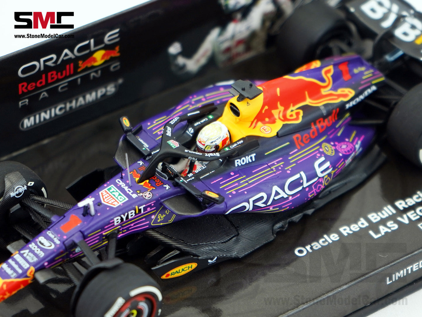 Red Bull F1 RB19 #1 Max Verstappen Winner US Las Vegas GP 2023 World Champion 1:43 MINICHAMPS