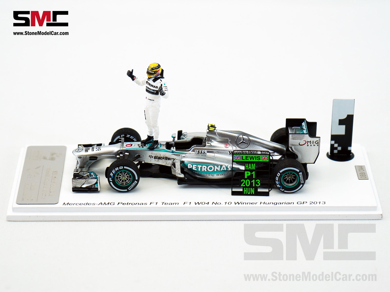 2013 F1 W04 #10 Lewis Hamilton Hungary GP 1st Win with Mercedes 1