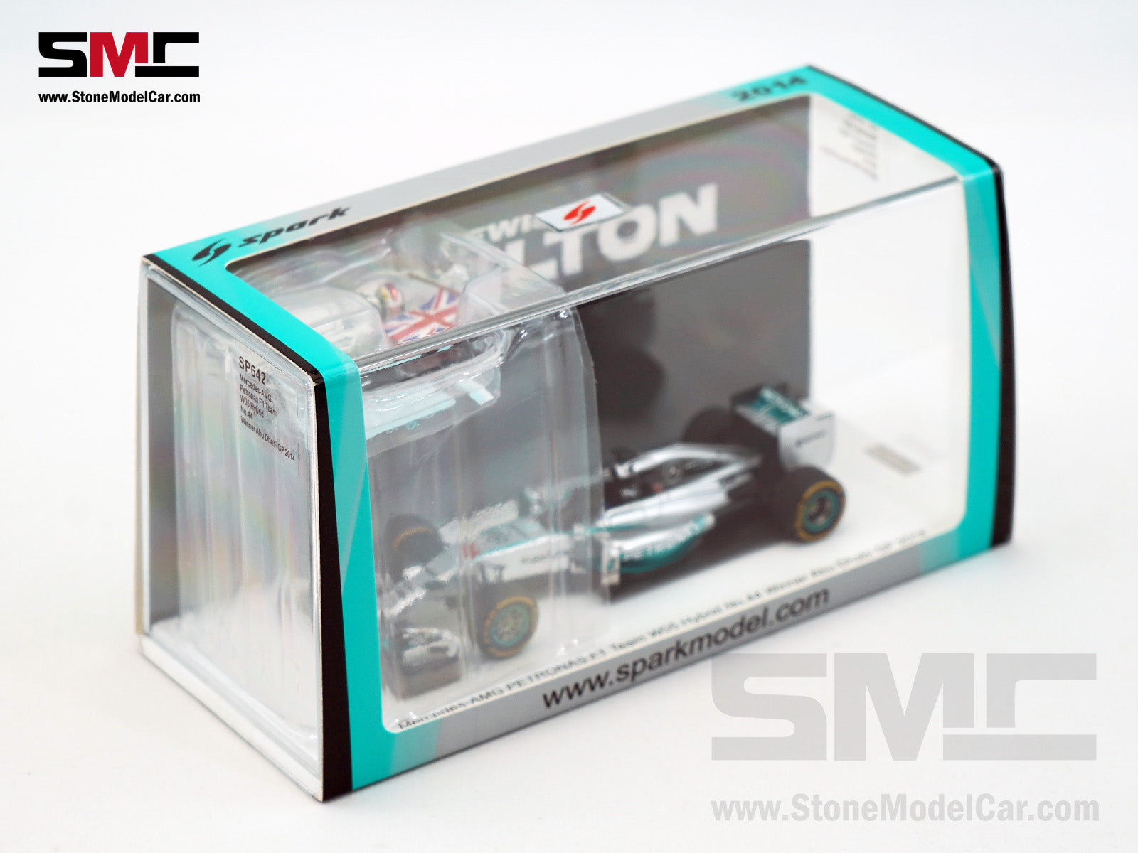 Spark SCS142 Mercedes F1 W05 Lewis Hamilton – GP Malaysia 2014 1/43 Occasion