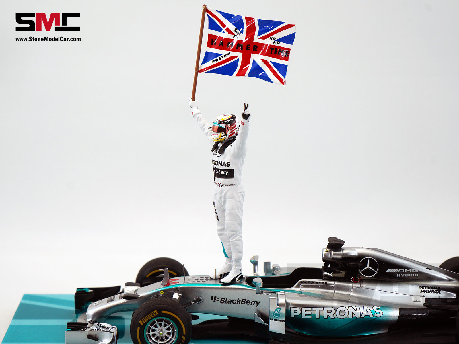 Mercedes F1 W05 #44 Lewis Hamilton Abu Dhabi GP 2014 2x World