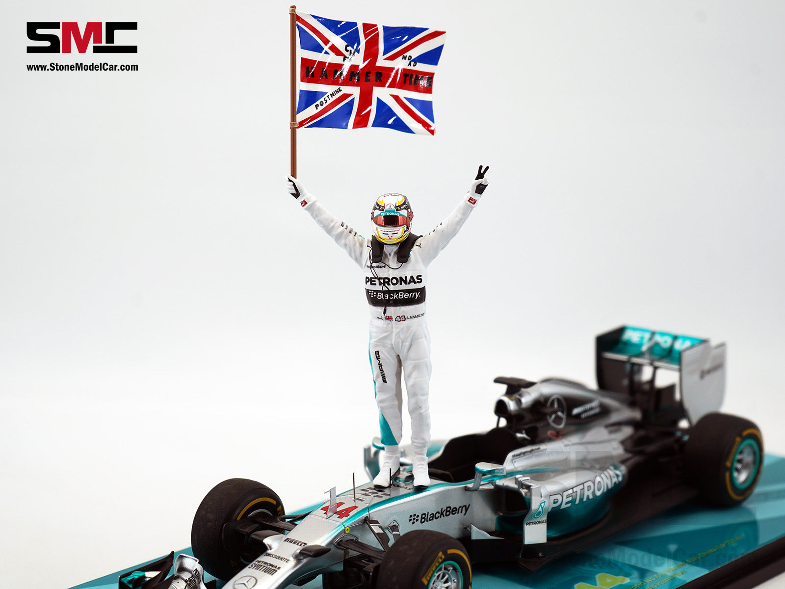 Mercedes F1 W05 #44 Lewis Hamilton Abu Dhabi GP 2014 2x World