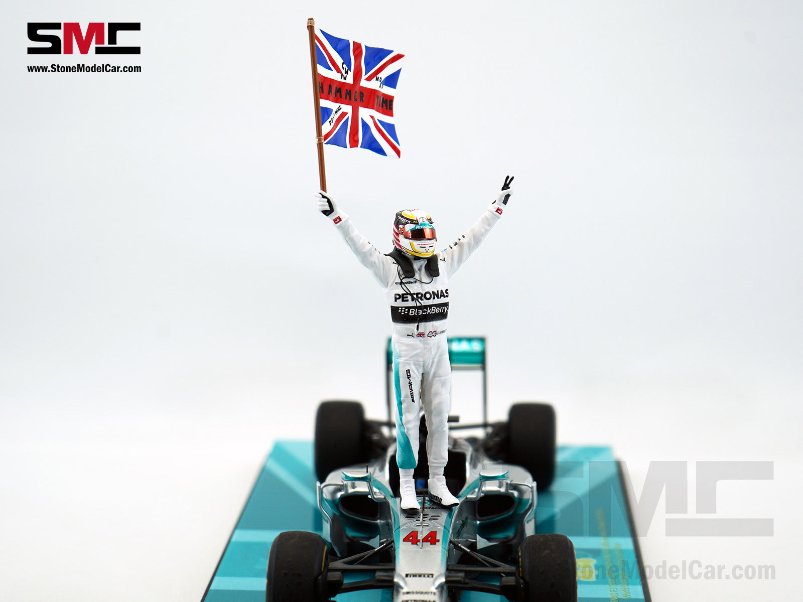 Mercedes F1 W05 #44 Lewis Hamilton Abu Dhabi GP 2014 2x World