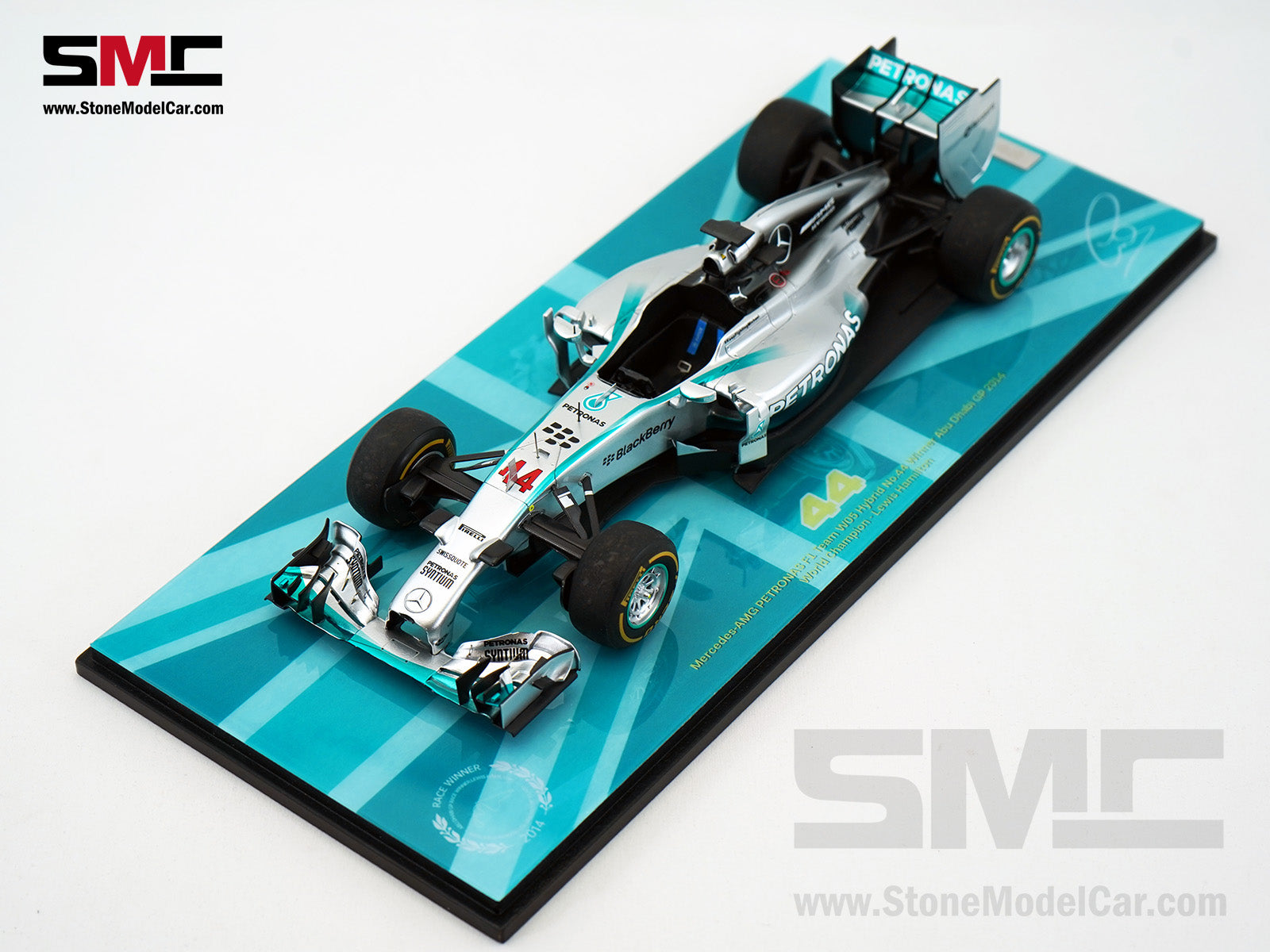 Mercedes F1 W05 #44 Lewis Hamilton Abu Dhabi GP 2014 2x World