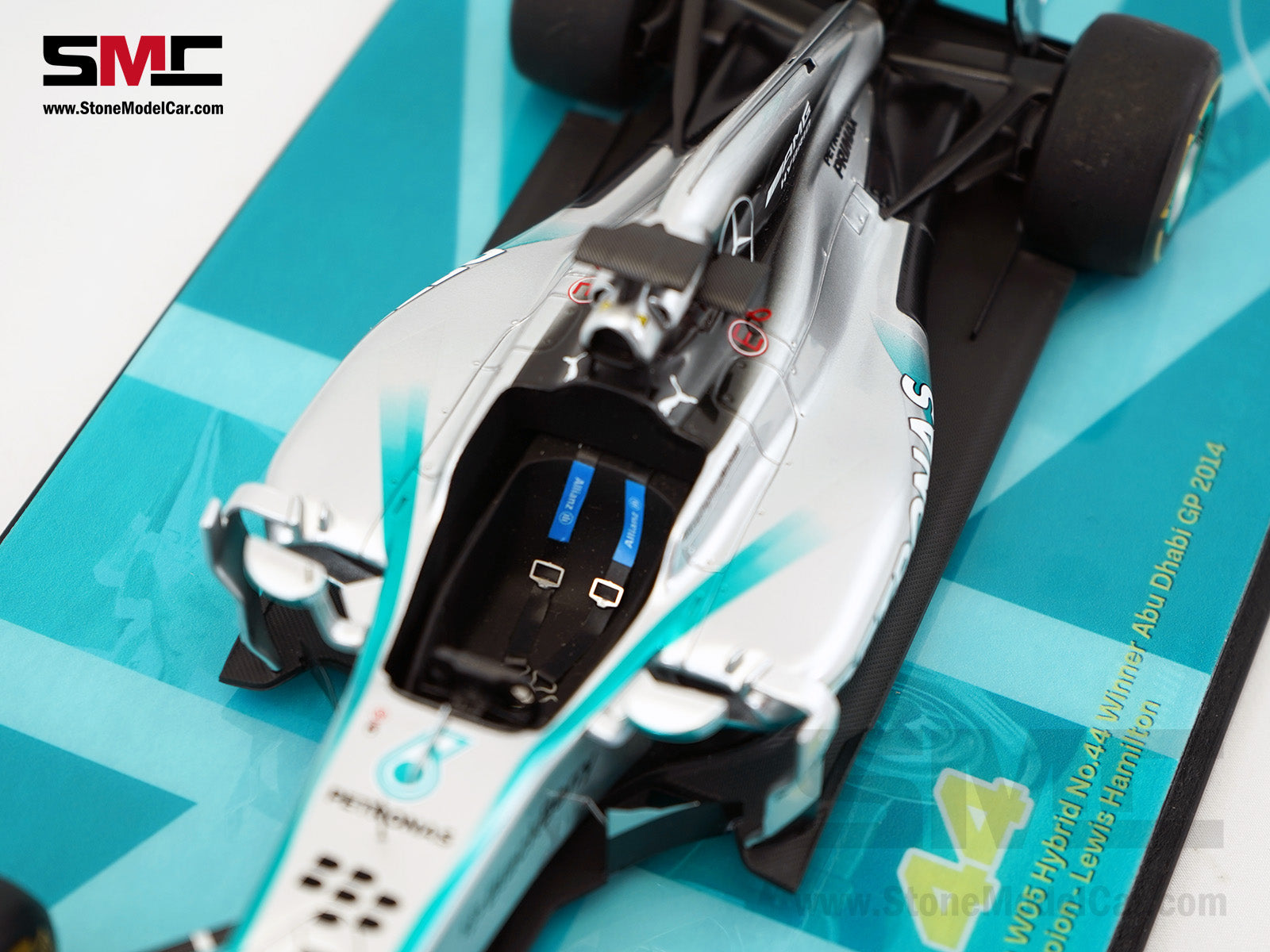 Mercedes F1 W05 #44 Lewis Hamilton Abu Dhabi GP 2014 2x World