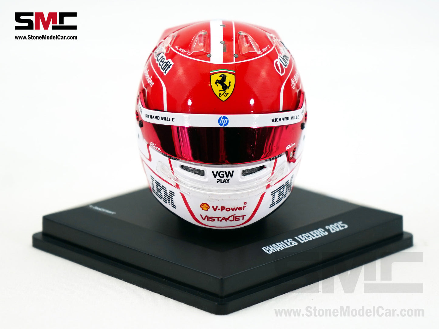 Ferrari HP F1 SF-25 #16 Charles Leclerc Season 2025 Looksamrt 1:5 BELL Helmet