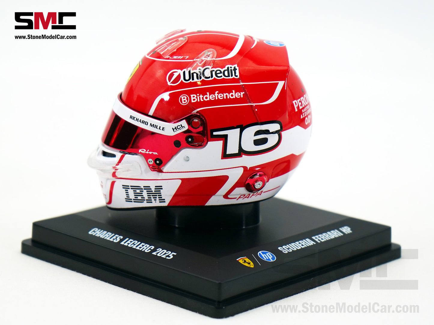 Ferrari HP F1 SF-25 #16 Charles Leclerc Season 2025 Looksamrt 1:5 BELL Helmet