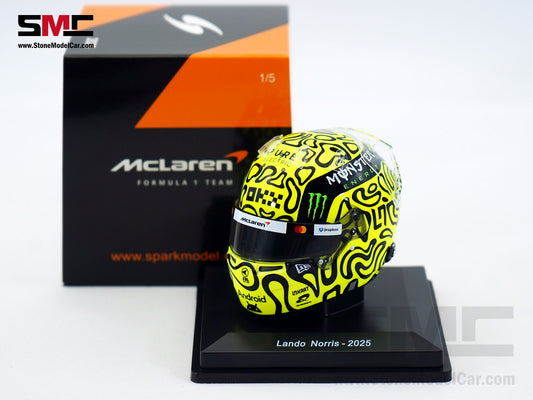 McLaren F1 MCL39 #4 Lando Norris Season 2025 Australia GP Winner Spark 1:5 Helmet