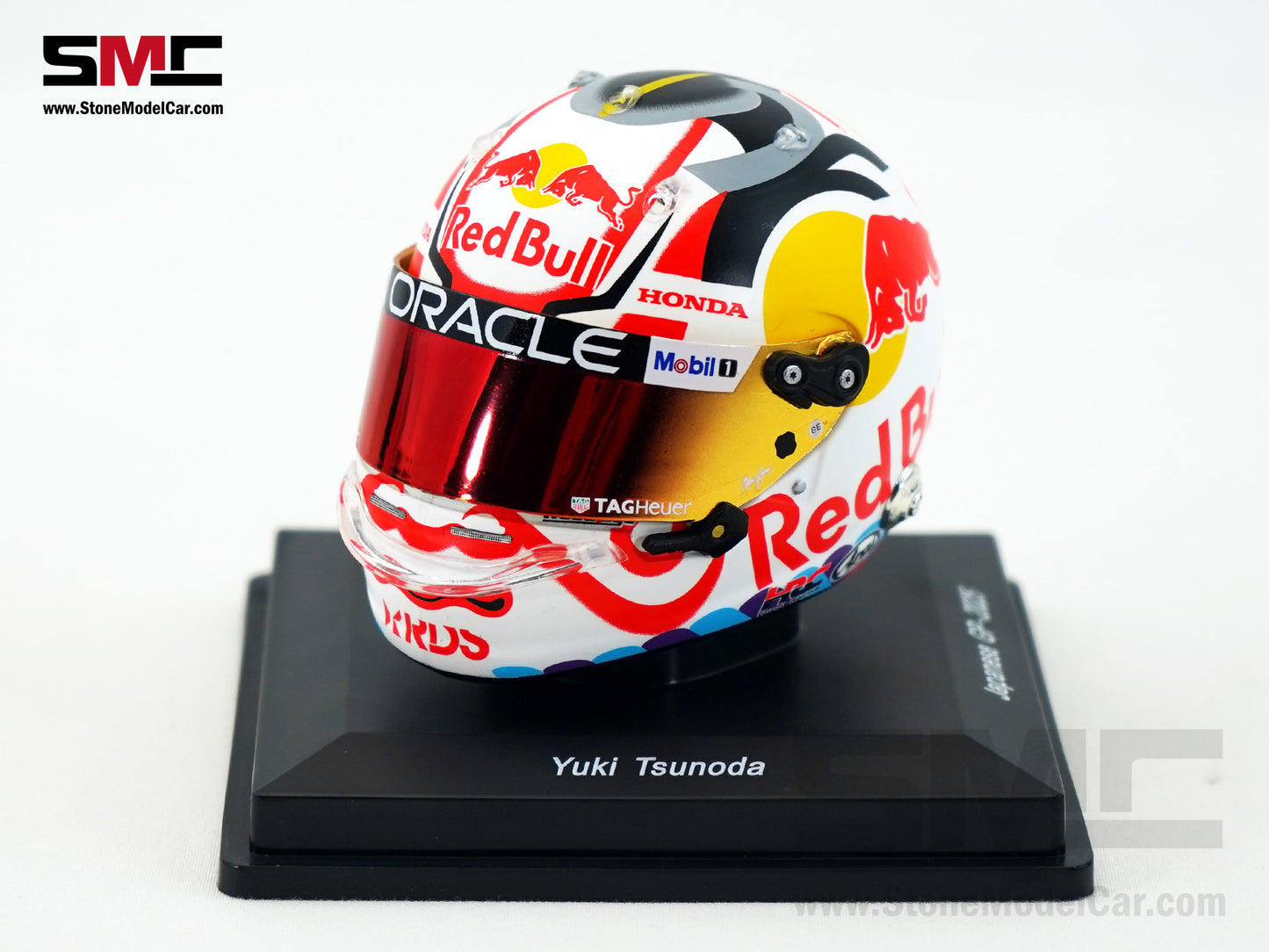 Red Bull F1 RB21 #22 Yuki Tsunoda Japanese GP 2025 Home Race Spark 1:5 Miniature Helmet