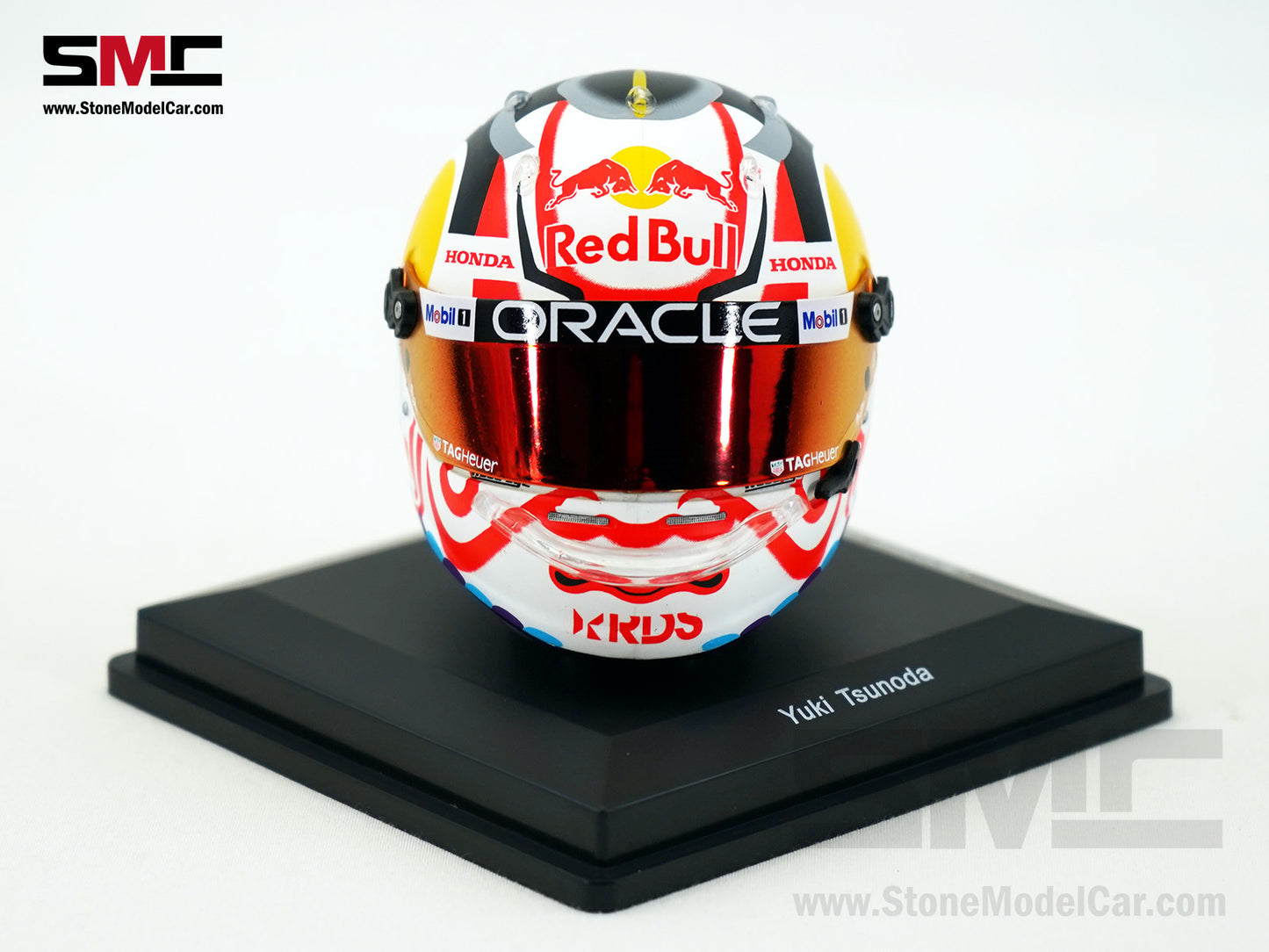 Red Bull F1 RB21 #22 Yuki Tsunoda Japanese GP 2025 Home Race Spark 1:5 Miniature Helmet