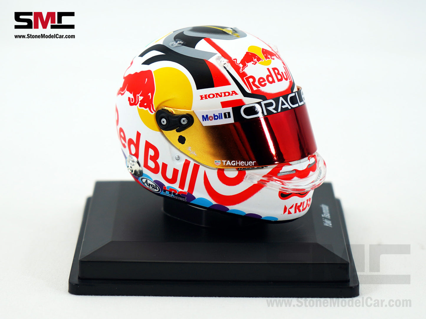 Red Bull F1 RB21 #22 Yuki Tsunoda Japanese GP 2025 Home Race Spark 1:5 Miniature Helmet