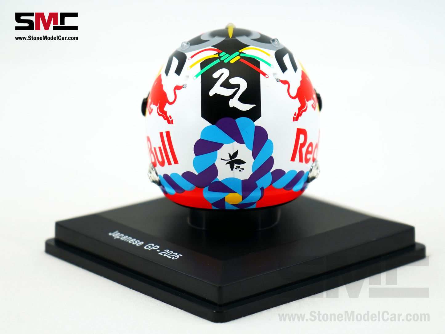 Red Bull F1 RB21 #22 Yuki Tsunoda Japanese GP 2025 Home Race Spark 1:5 Miniature Helmet