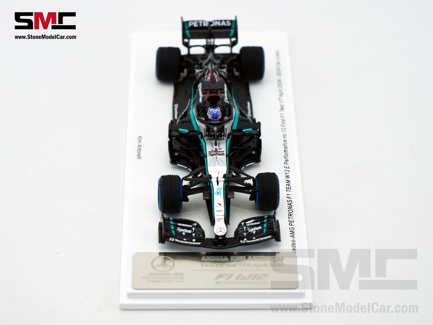 Mercedes F1 W12 #12 Kimi Antonelli 1st F1 Test 2024 W15 Livery Spark 1:43 Special SP639