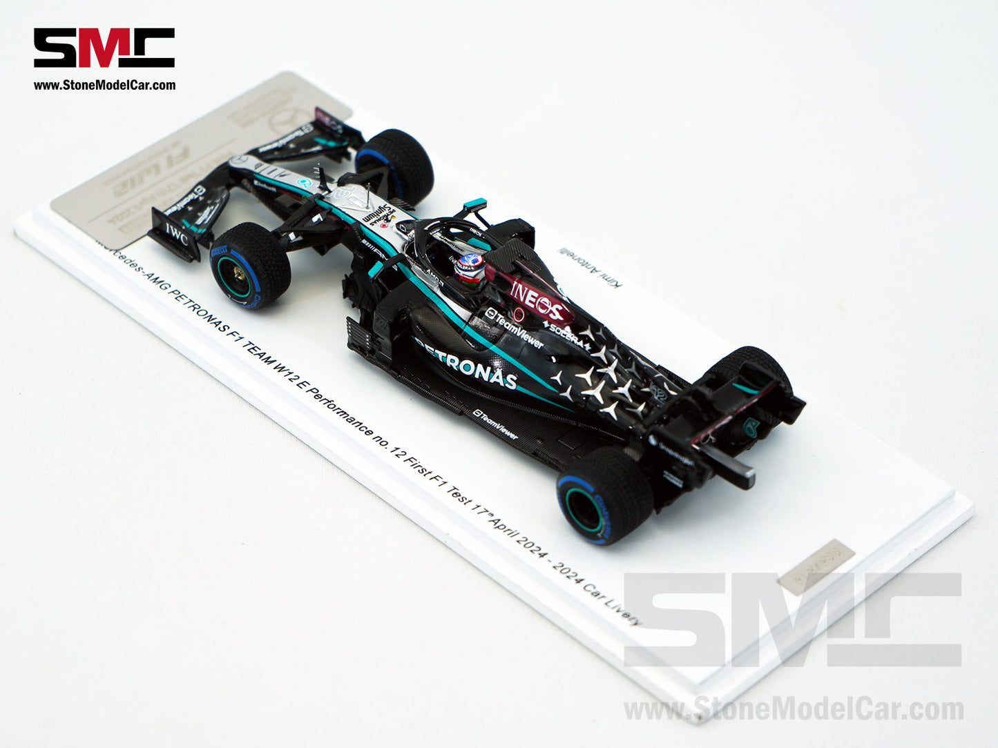 Mercedes F1 W12 #12 Kimi Antonelli 1st F1 Test 2024 W15 Livery Spark 1:43 Special SP639