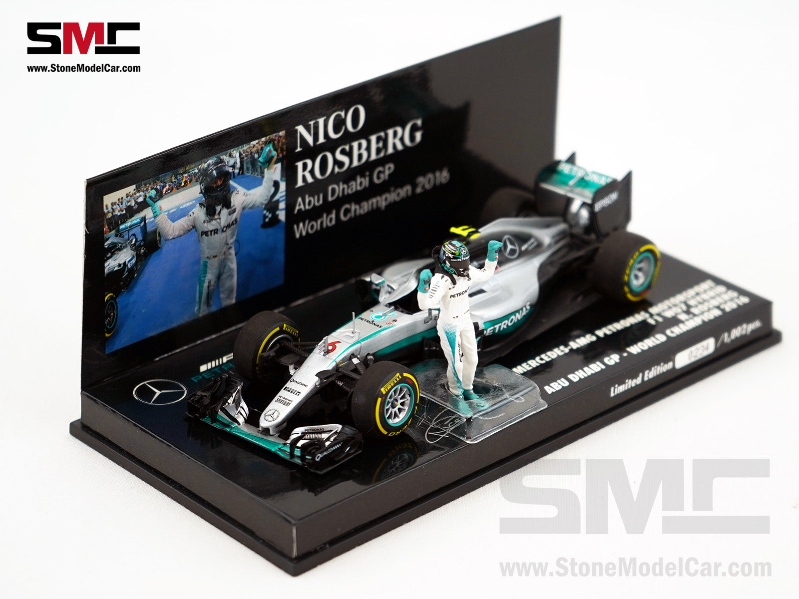 Mercedes F1 W07 #6 Nico Rosberg Abu Dhabi GP 2016 World Champion