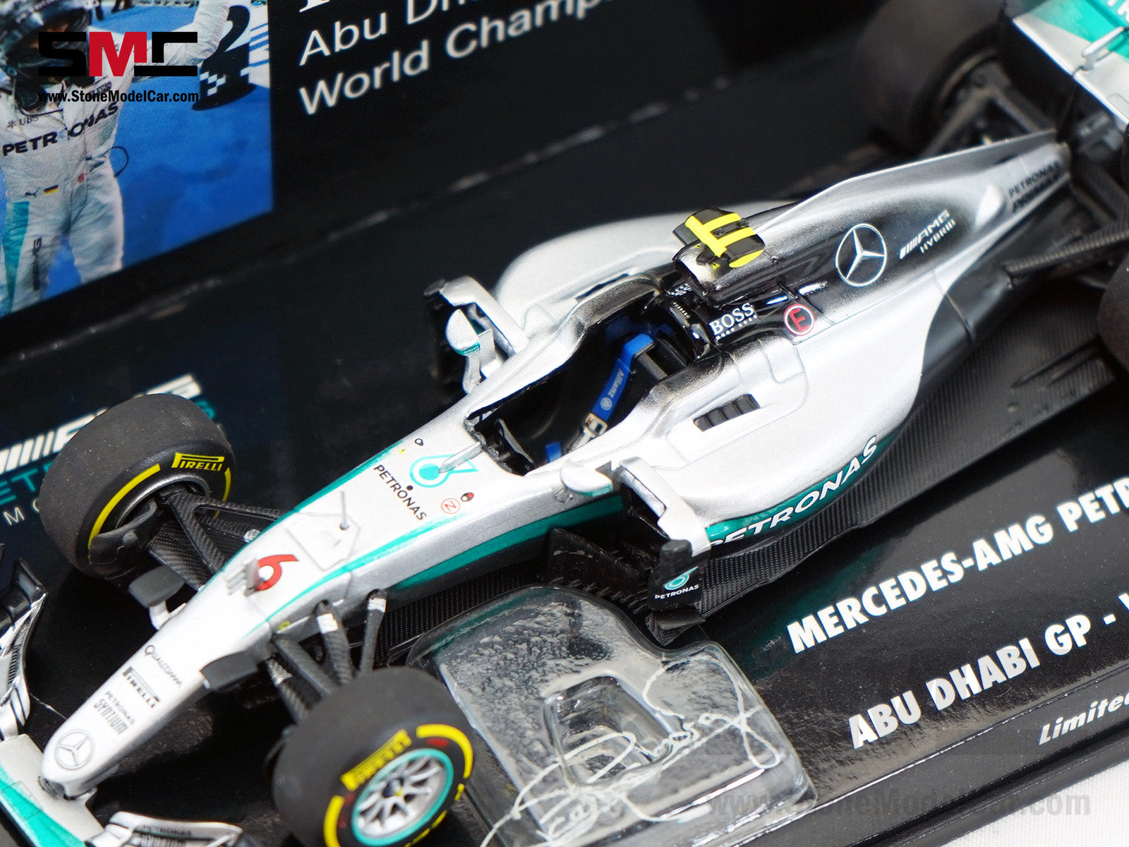 Mercedes F1 W07 #6 Nico Rosberg Abu Dhabi GP 2016 World Champion