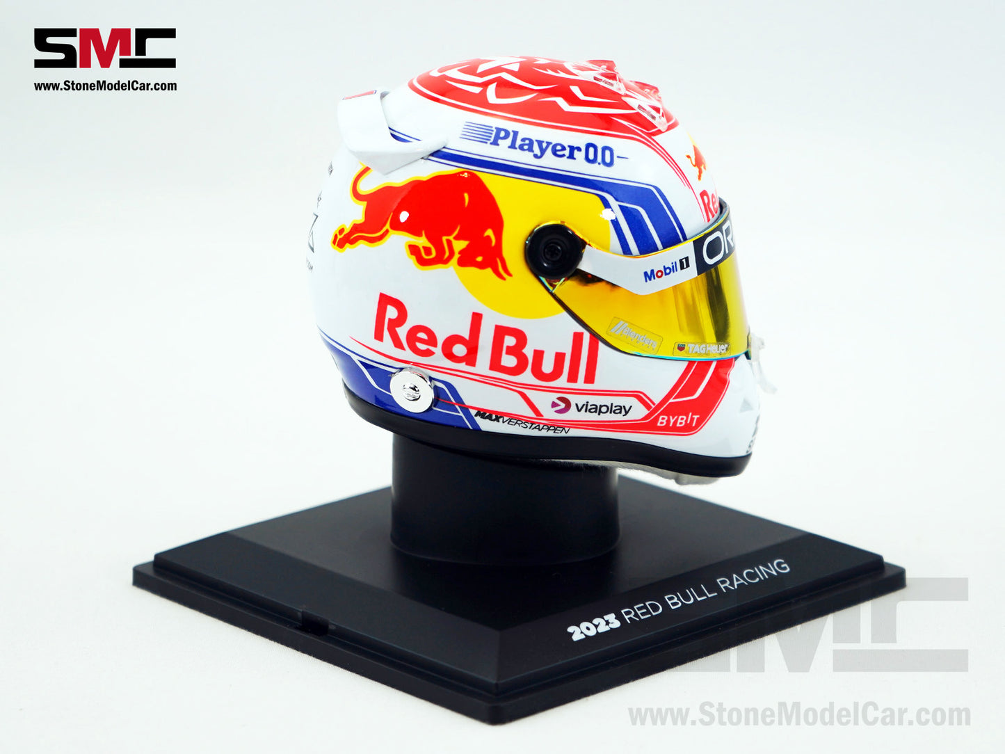 Red Bull F1 RB19 #1 Max Verstappen Season 2023 Schuberth 1:4 Miniature Helmet