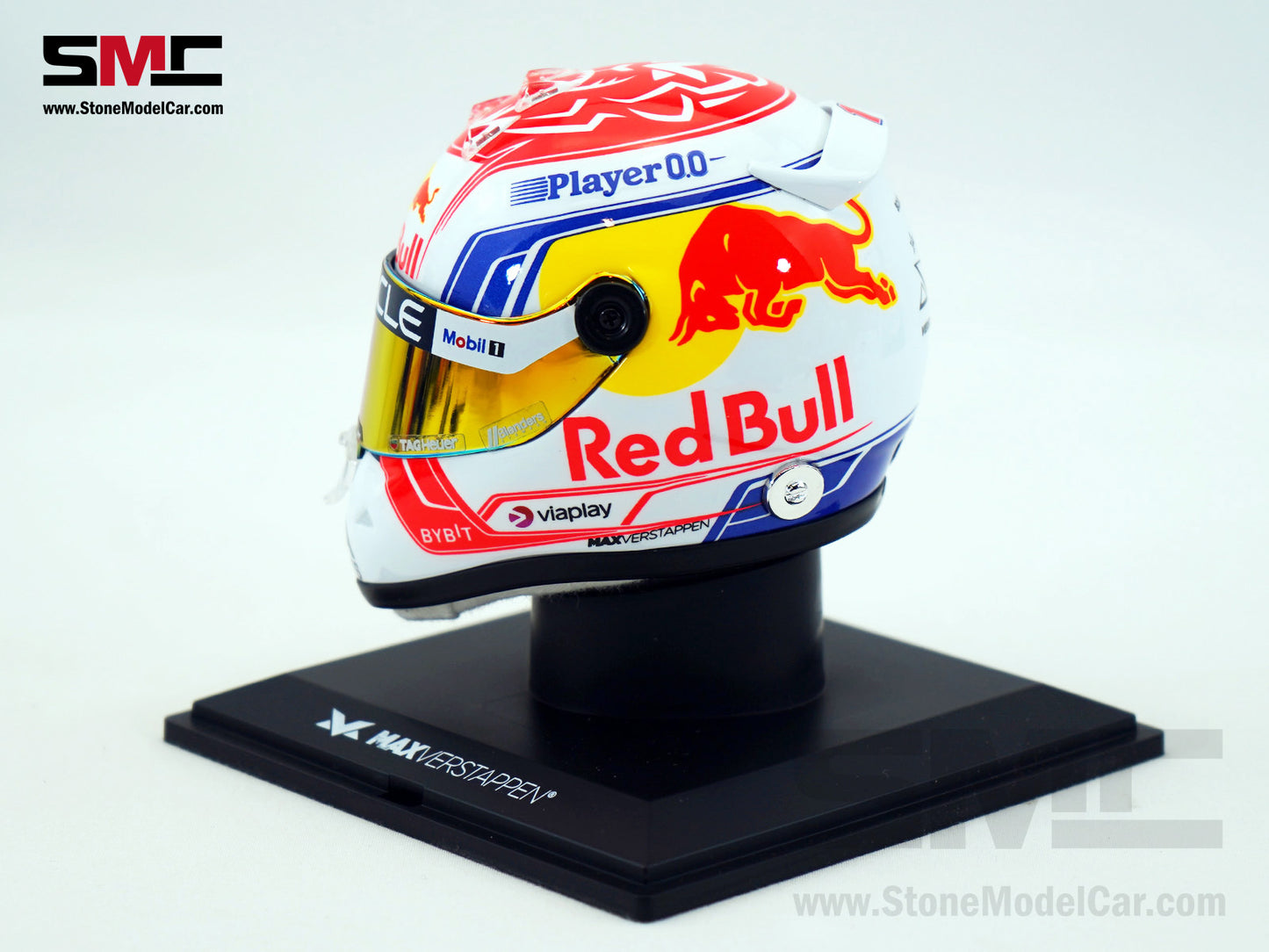 Red Bull F1 RB19 #1 Max Verstappen Season 2023 Schuberth 1:4 Miniature Helmet