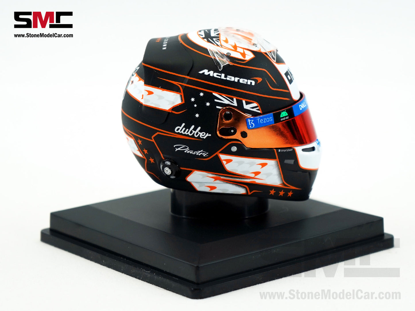 McLaren F1 MCL60 #81 Oscar Piastri Monaco GP 2023 Triple Crown Livery Spark 1:5 Miniature Helmet