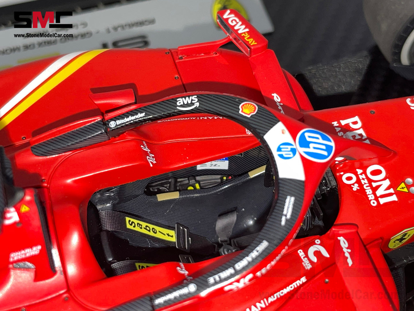 Ferrari F1 SF-24 #16 Charles Leclerc Winner Monaco GP 2024 BBR 1:18 Special Edition