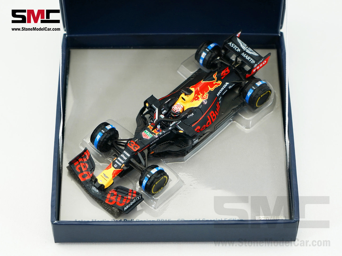 Red Bull F1 RB15 #33 Max Verstappen Hungary GP 2019 1st Career Pole Spark 1:43 Special Edition